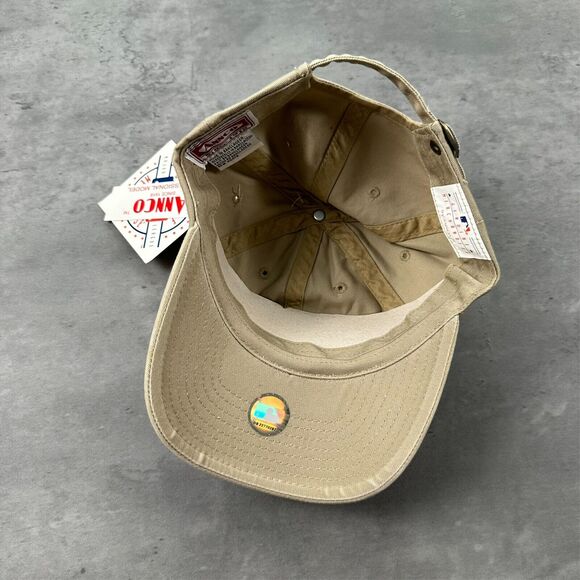 Vintage Deadstock NWT Cleveland Indians Khaki Annco Hat - Picture 3 of 8